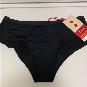 NWT Thinx 2XL Sport Black Underwear